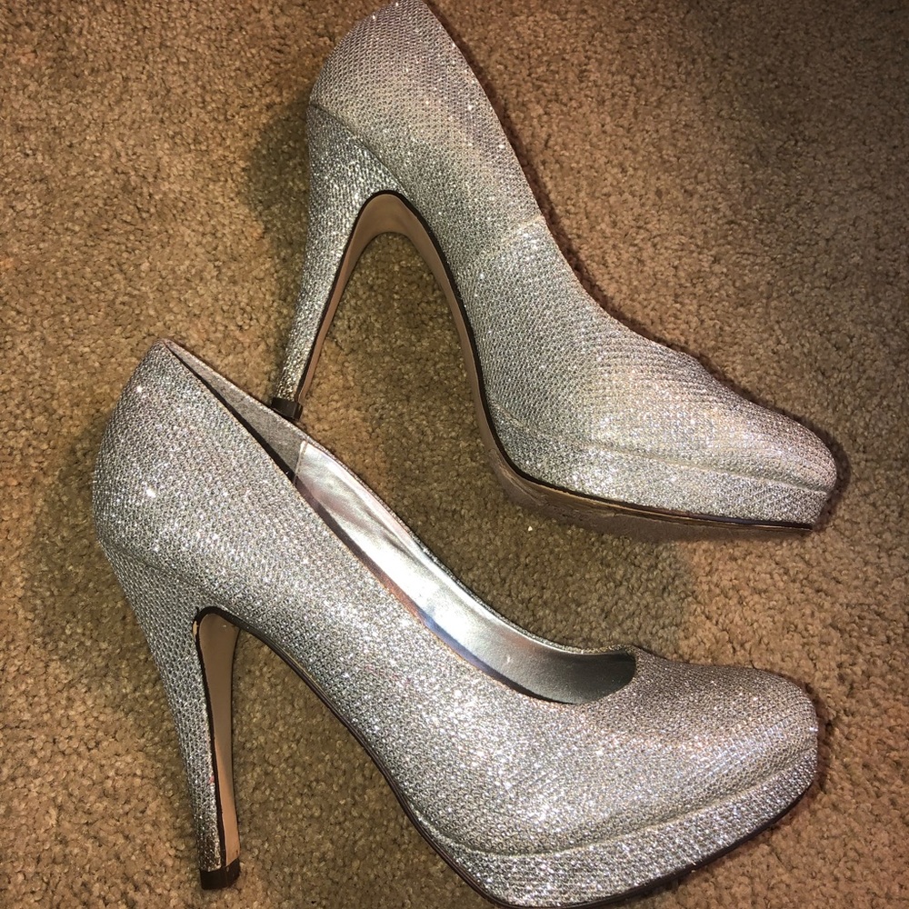 Silver heels